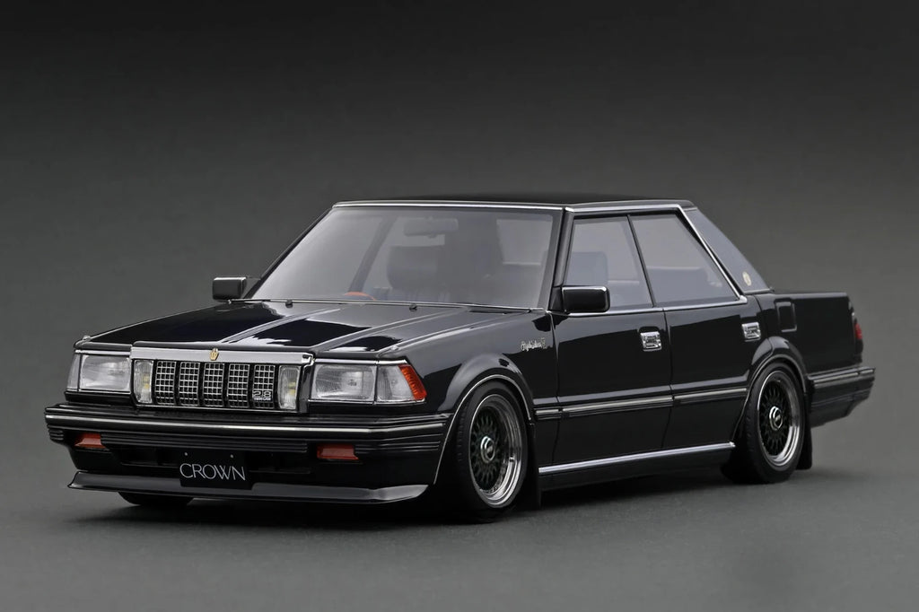 Ignition Model IG3827 1/18 Toyota Crown 2.8 Royal Saloon G 120 Black Resin