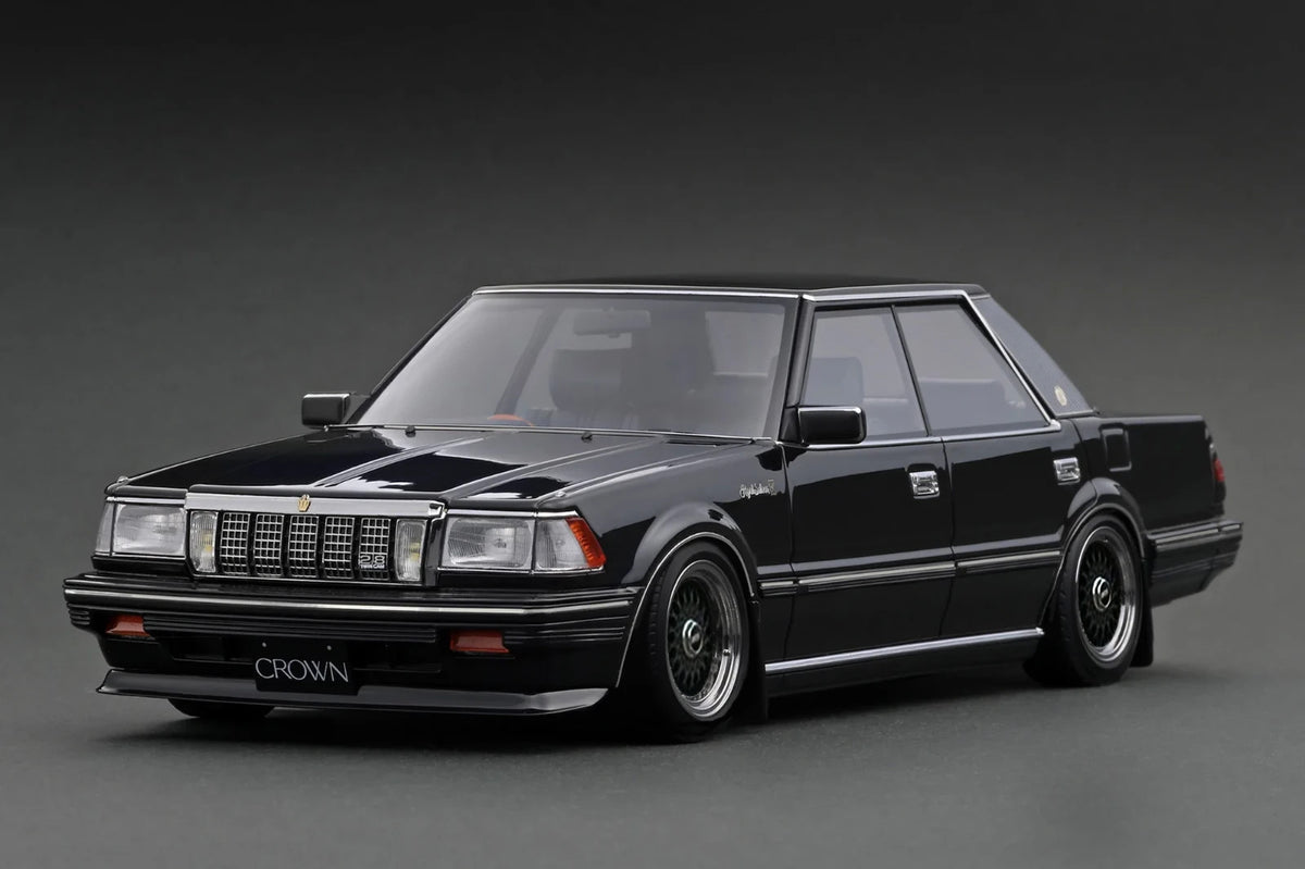 Ignition Model IG3827 1/18 Toyota Crown 2.8 Royal Saloon G 120 Black Resin