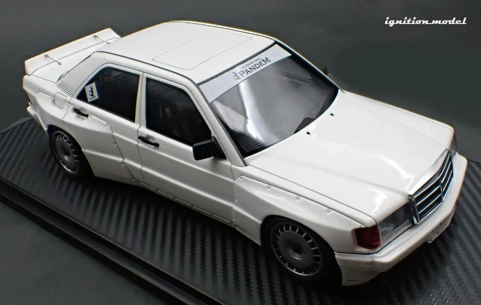 Ignition Model IG3774 1/18 PANDEM Mercedes-Benz 190 White Resin Car