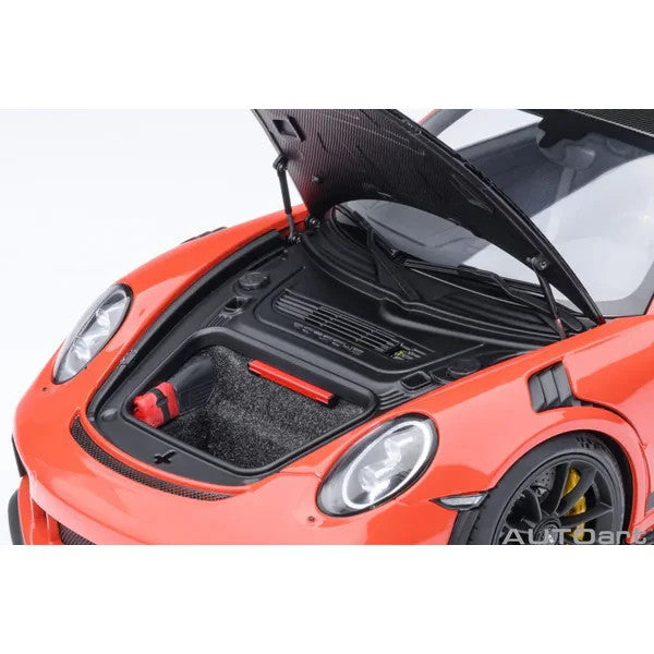 AUTOart 78177 1/18 Porsche 911 991.2 GT3 RS Weissach Orange Diecast