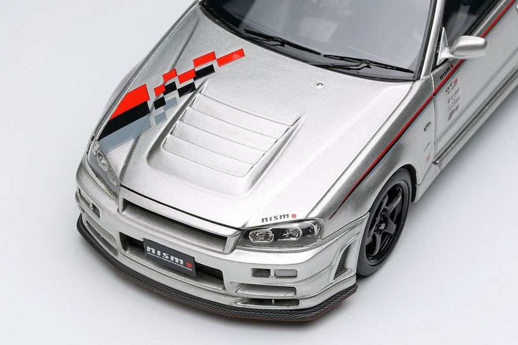 Make Up EIDOLON EM791 1/43 Nismo R34 GT-R Z-tune Prototype TAS 2001 Silver