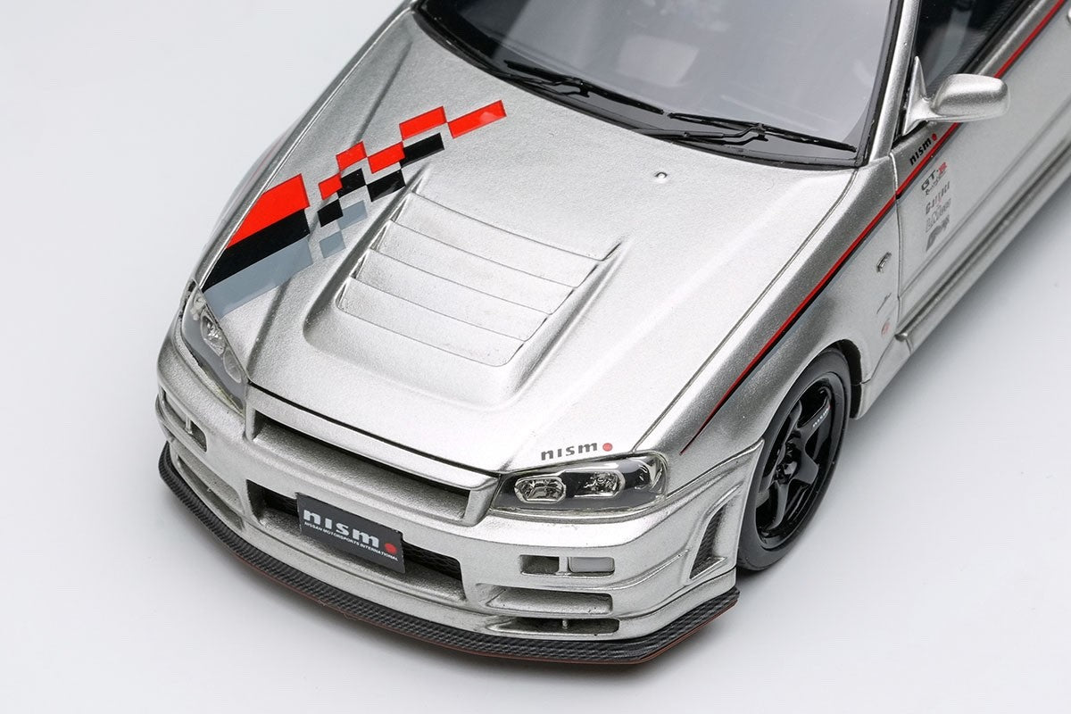 Make Up EIDOLON EM791 1/43 Nismo R34 GT-R Z-tune Prototype TAS 2001 Silver