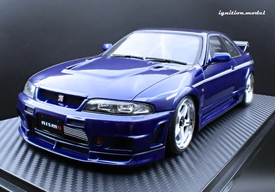 Ignition Model IG3655 1/18 Nissan NISMO 400R R33 Deep Marine Blue Resin