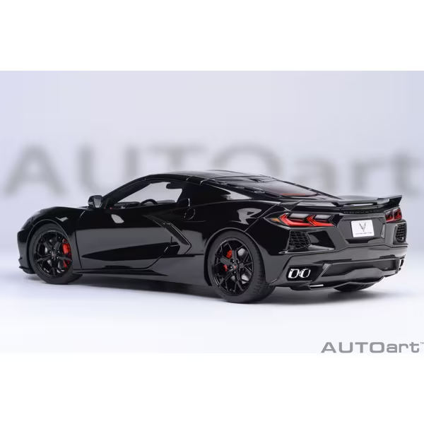 AUTOart 71280 1/18 Chevrolet Corvette C8 Stingray Z51 Black New