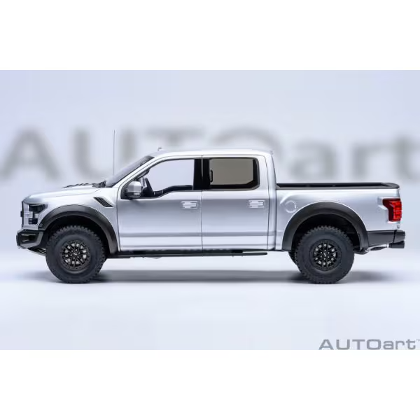 AUTOart 72950 1/18 Ford F-150 Raptor SuperCrew 2019 Silver Diecast