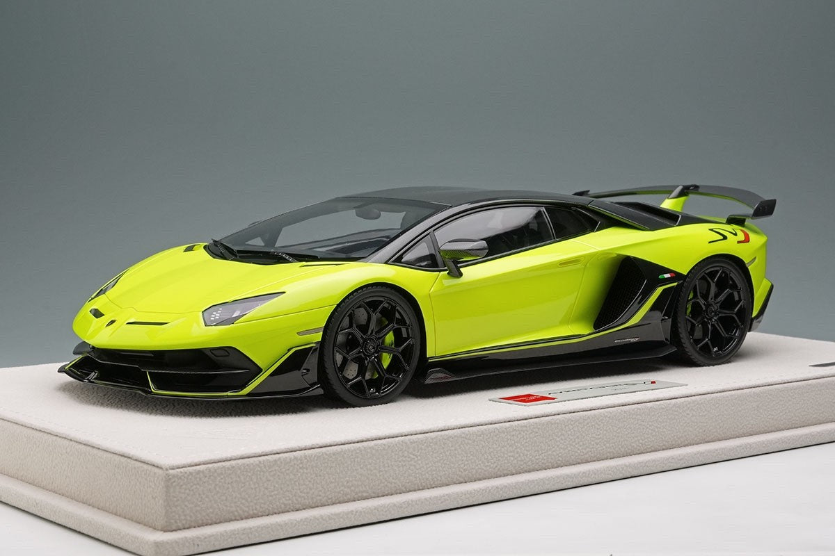 EIDOLON EML025I 1/18 Lamborghini Aventador SVJ 2018 Verde Scandal Resin 50pcs