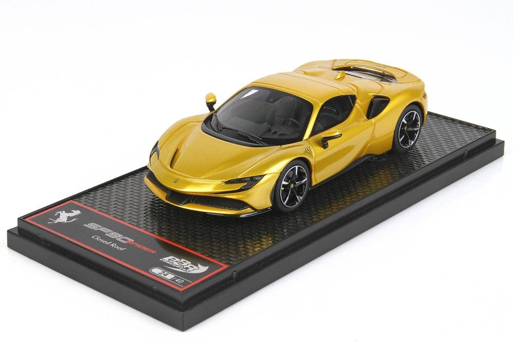 BBR BBRC249A1 1/43 Ferrari SF90 Spider Closed Roof Giallo Montecarlo Ltd 40pcs