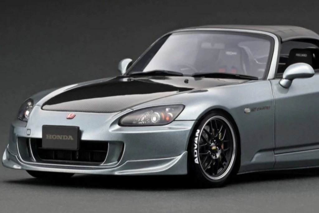 Ignition Model IG2590 1/18 Honda S2000 (AP2) Dark Silver BBS RG-R