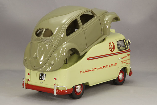 Schuco SCH450016300 1/18 Volkswagen T1a Midlands Centre Dealer Resin