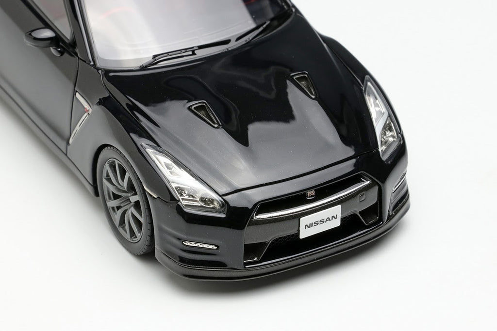 Make Up EIDOLON EM414F 1/43 Nissan GT-R R35 Meteor Flake Black Pearl 2014