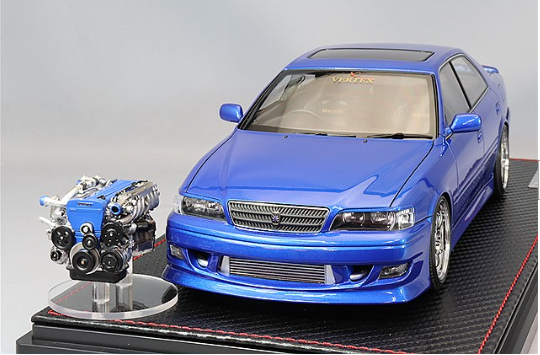 Ignition Model IG3319 1/18 Vertex JZX100 Chaser Blue Metallic