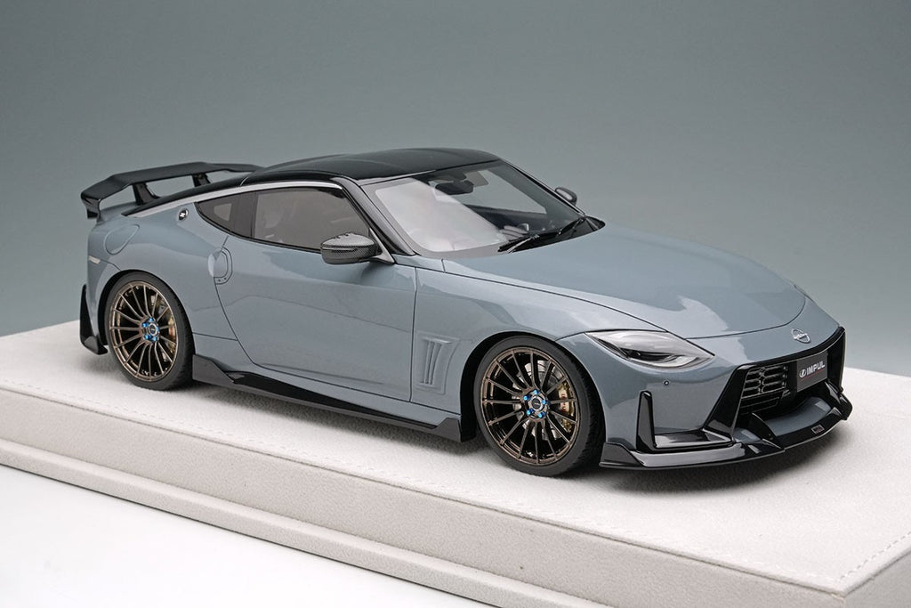 Make Up EIDOLON EML194D 1/18 IMPUL Fairlady Z 2023 Gray Black Resin Limited 60ps