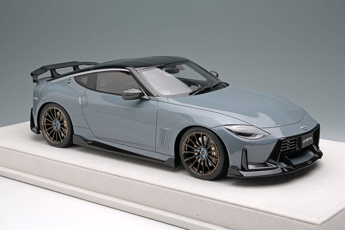 Make Up EIDOLON EML194D 1/18 IMPUL Fairlady Z 2023 Gray Black Resin Limited 60ps