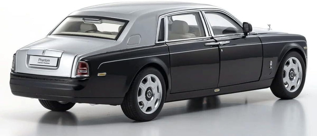 Kyosho KS08841BKS 1/18 Rolls-Royce Phantom EWB, Black/Silver (Die-cast)