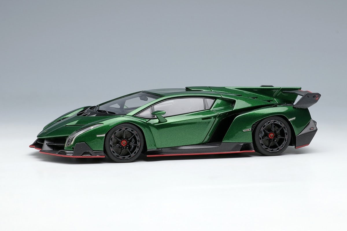 EIDOLON EM449G 1/43 Lamborghini Veneno 2013 Verde Hermes Resin