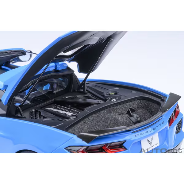 AUTOart 71281 1/18 Chevrolet Corvette C8 Stingray Z51 Rapid Blue Diecast