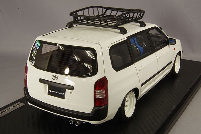 Ignition Model IG1646 1/18 Toyota Probox GL NCP51V Shakotan White Resin