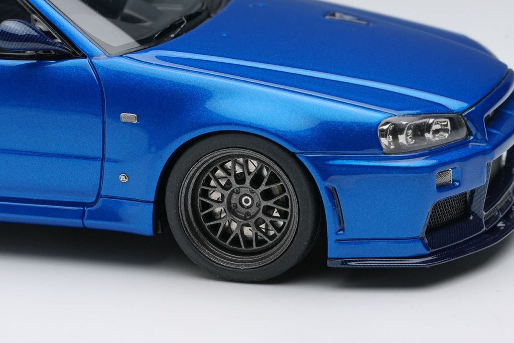 Make Up EIDOLON EM681B 1/43 Built by Legends Mine's BNR34 GT-R Bayside Blue