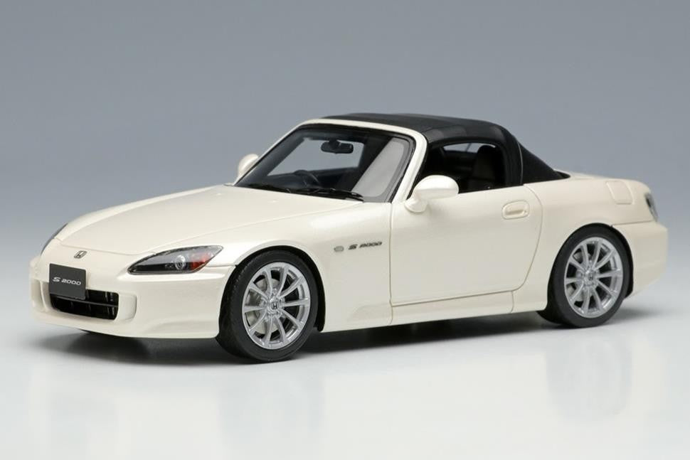 Make Up EIDOLON EM677B 1/43 Honda S2000 AP2 2005 Platinum White Pearl