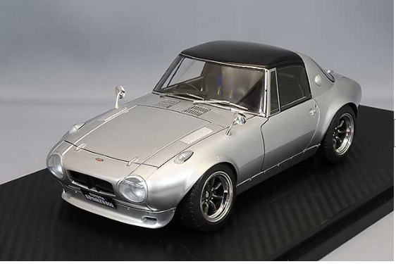 Ignition Model IG3092 1/18 Toyota Sports 800 Nobuhachi Silver Watanabe