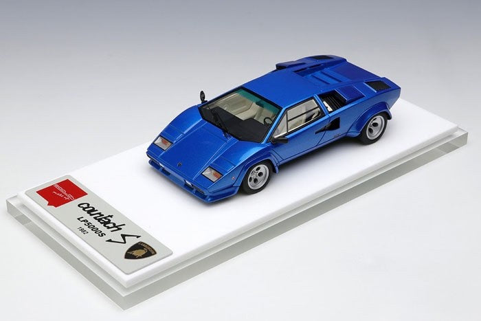 Make Up EIDOLON EM651A 1/43 Lamborghini Countach LP5000S Metallic Blue 1982