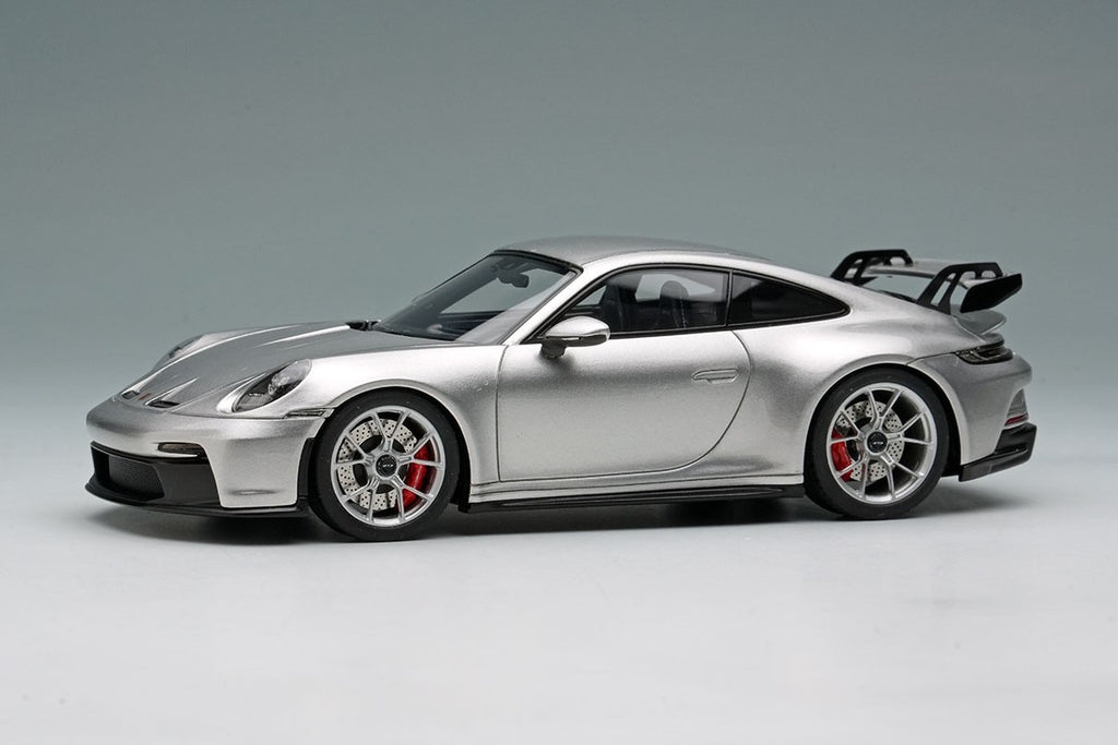 EIDOLON EM758B 1/43 Porsche 911 992 GT3 2021 GT Silver Metallic Coupe