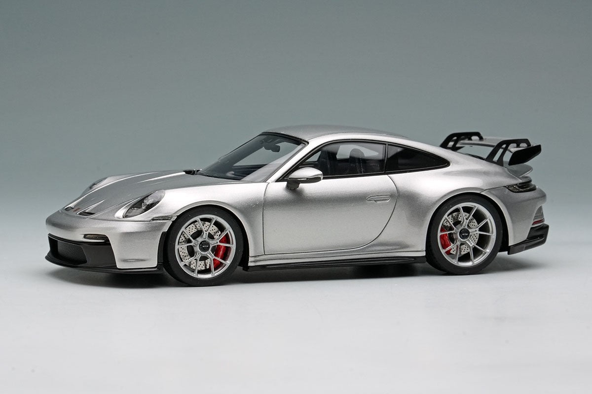 EIDOLON EM758B 1/43 Porsche 911 992 GT3 2021 GT Silver Metallic Coupe