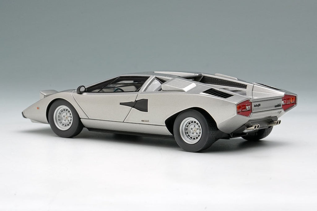 EIDOLON EM822D 1/43 Lamborghini Countach LP400 1974 Headlamp Open Silver Resin