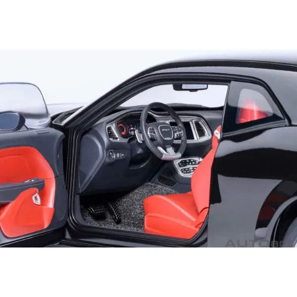 AUTOart 71765 1/18 Dodge Challenger SRT Super Stock 2023 Black Diecast