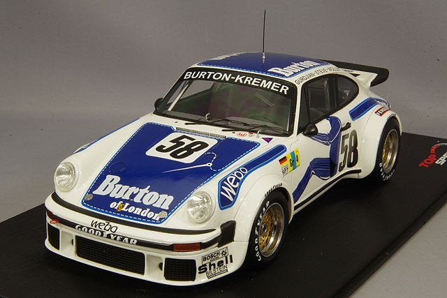 TopSpeed TS0057 1/18 Porsche 934 #58 Le Mans 1977 Kremer Racing Resin Model Car
