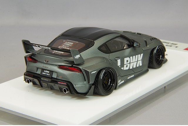 Make Up EIDOLON LB017D 1/43 LB-WORKS GR Supra Matte Storm Grey LD97 Wheels