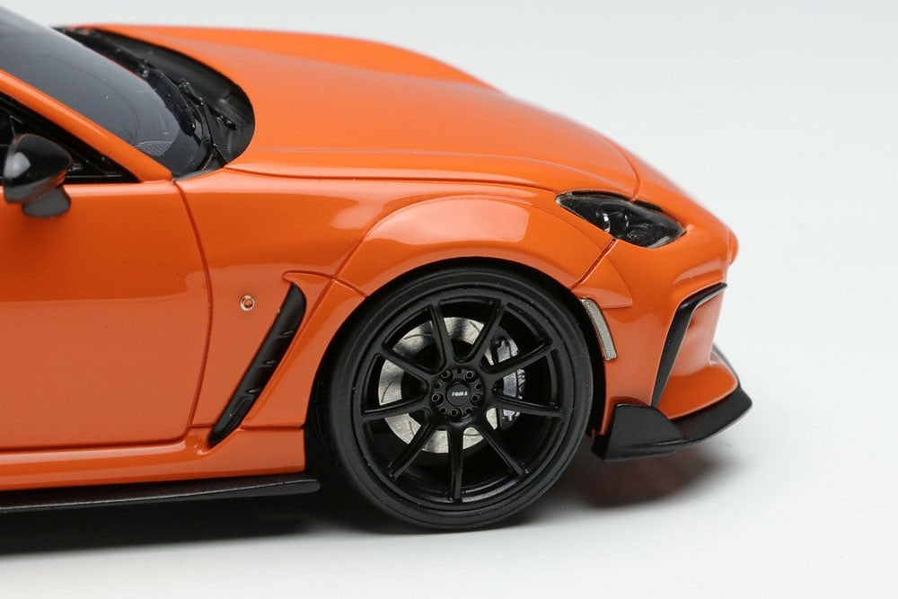 EIDOLON EM725A 1/43 Toyota TOM'S GR86 Wide Body 2022 Orange Resin Ltd 100pcs
