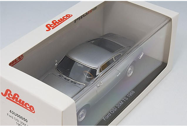 Schuco PRO.R43 SC43U00050 1/43 Ford OSI 20M TS 1968 Silver Resin