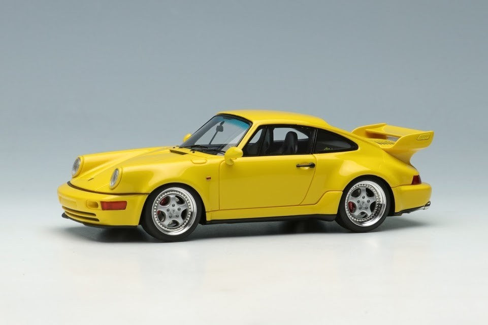 Make Up VISION VM156B 1/43 Porsche 911 964 Carrera RS 3.8 Speed Yellow 1993