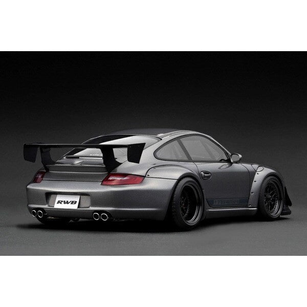 Ignition Model IG3780 1/18 RWB Porsche 997 Gun Metallic Resin