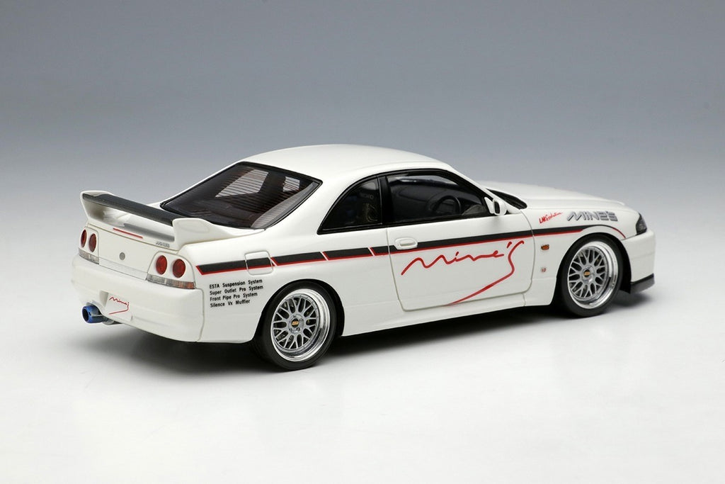 Make Up EIDOLON EM645B 1/43 Mines Skyline GT-R BCNR33 N1 White