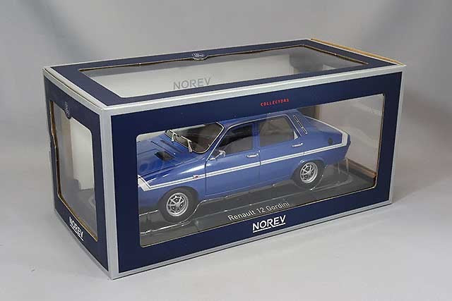 Norev NO185248 1/18 Renault 12 Gordini Without Bumpers 1971 Bleu de France