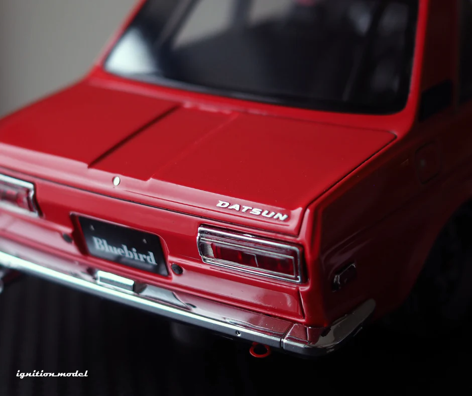 Ignition Model IG3306 1/18 Datsun Bluebird 510 2-Door Watanabe Red Resin