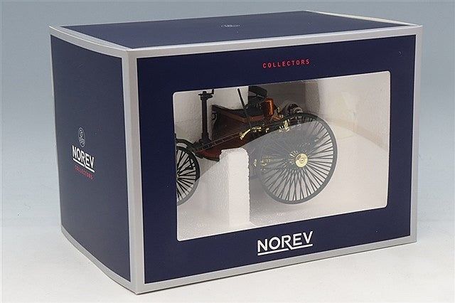 Norev NO183701 1/18 Benz Patent Motorwagen 1886 Green Wood Diecast Model Car