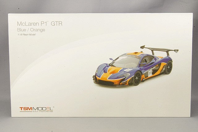 TSM TSM181008R 1/18 McLaren P1 GTR Blue Orange
