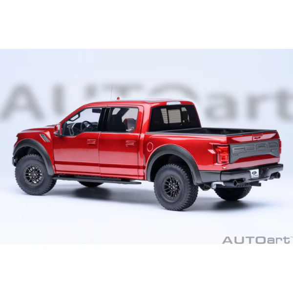 AUTOart 72948 1/18 Ford F-150 Raptor SuperCrew 2019 Red Diecast