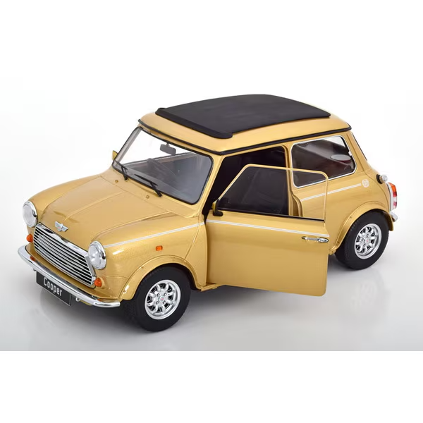 KK Scale KKDC120076R - 1/12 Mini Cooper Sunroof Gold Metallic Right-Hand Drive
