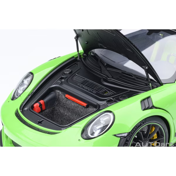 AUTOart 78179 1/18 Porsche 911 991.2 GT3 RS Weissach Green Diecast