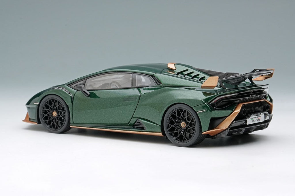 Make Up EIDOLON EM737D 1/43 Lamborghini Huracan STO 2021 Verde Hydra/Gold