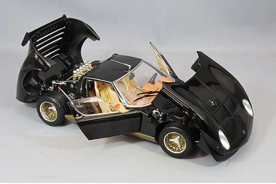 Kyosho KS08319BKG 1/18 Lamborghini Miura SVR Legendary Black Diecast