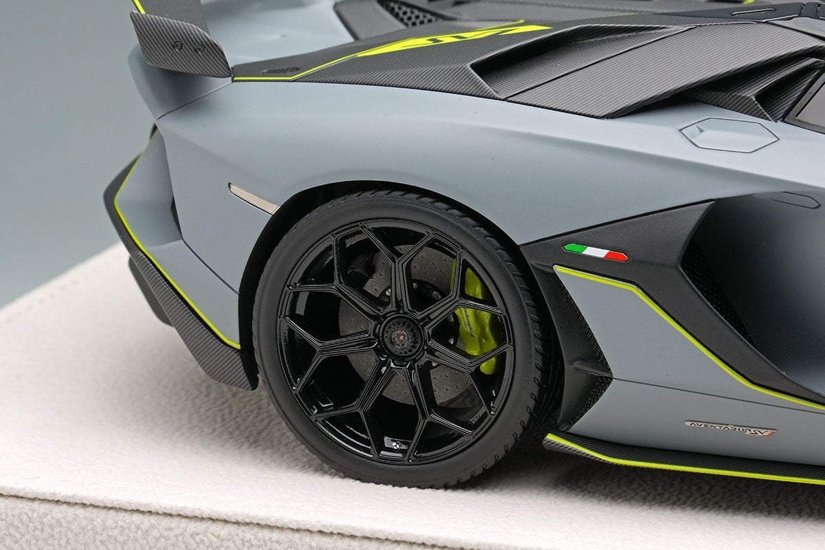 Make Up EIDOLON EML030G 1/18 Lamborghini Aventador SVJ 63 Roadster 2019 Gray
