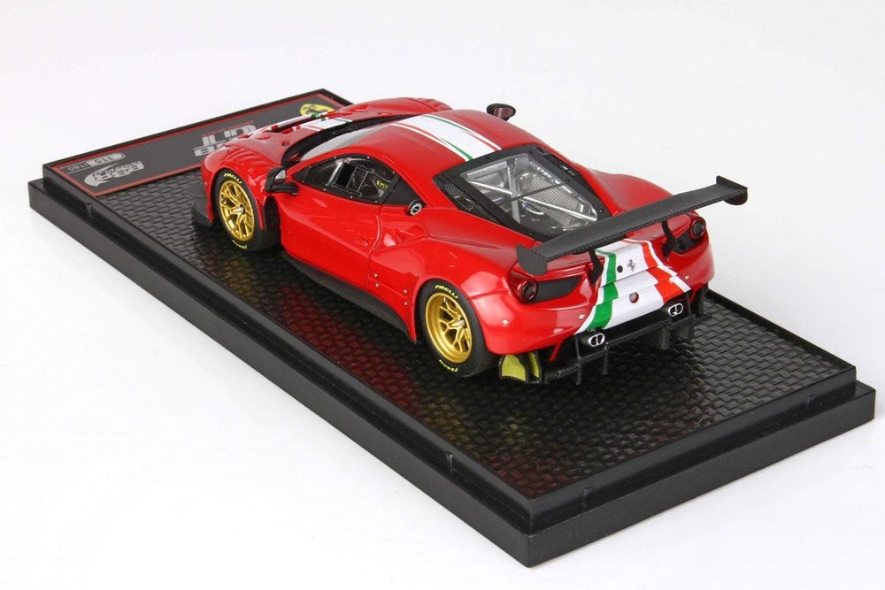 BBR BBRC255B 1/43 Ferrari 488 GT Modificata Rosso Corsa Track Ltd 180pcs