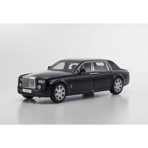 Kyosho 1/18 Rolls-Royce Phantom EWB Black Diecast Model Car KS08841DBK2 Luxury C