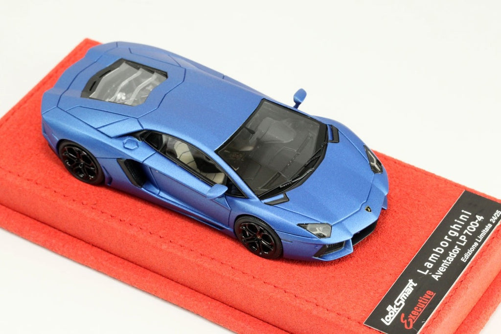 Looksmart LS384EX2 1/43 Lamborghini Aventador LP700-4 2011 Matt Blue Ltd 25pcs