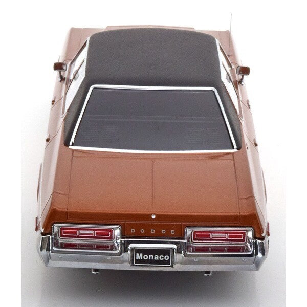KK Scale KKDC181123 1/18 Dodge Monaco 1974 Vinyl Roof Brown/Black Diecast